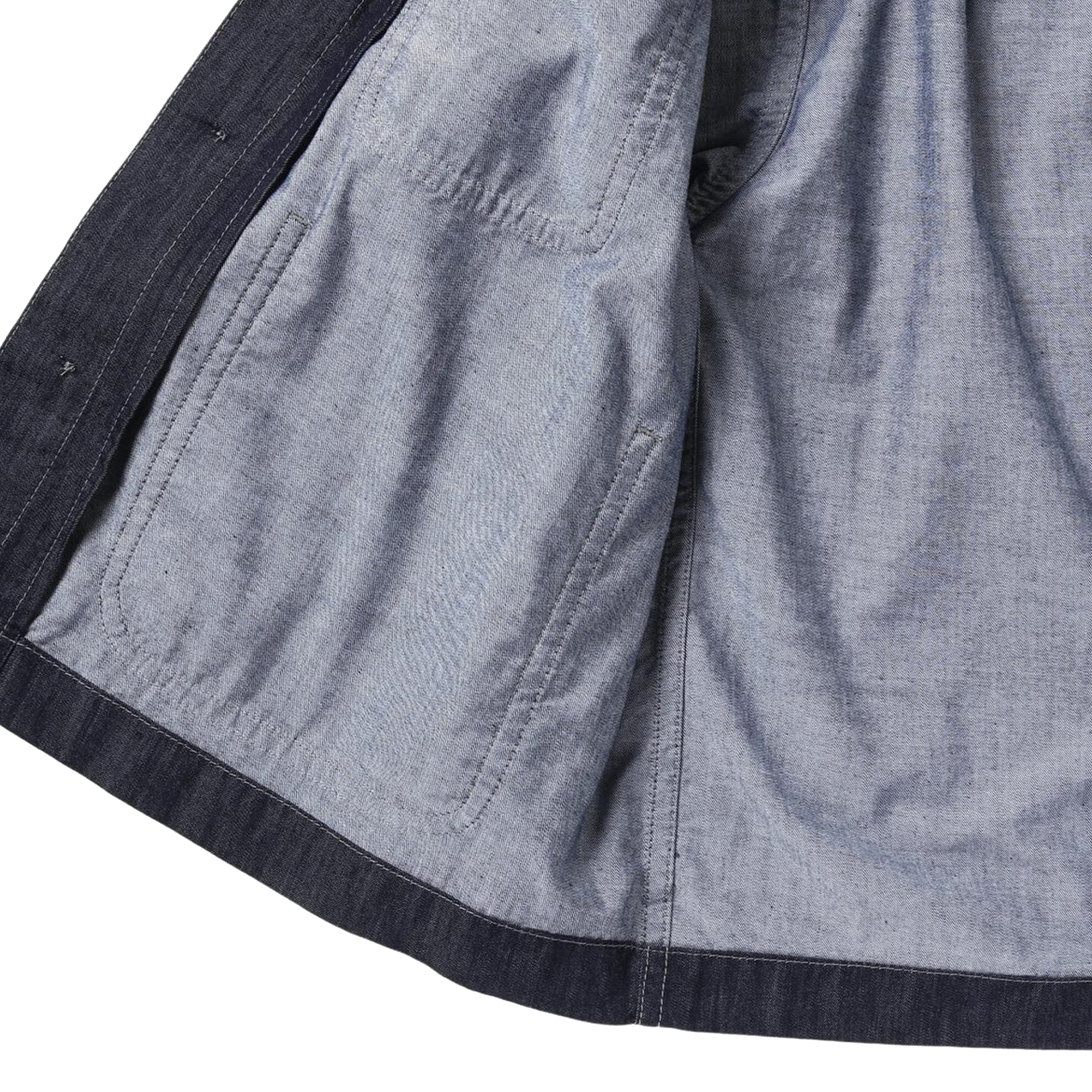 and wander Dry Easy Denim Shirts Jacket Navy