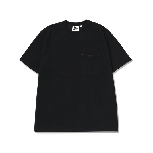 and wander x Gramicci 6 Backprint Short Sleeve T-Shirt Black