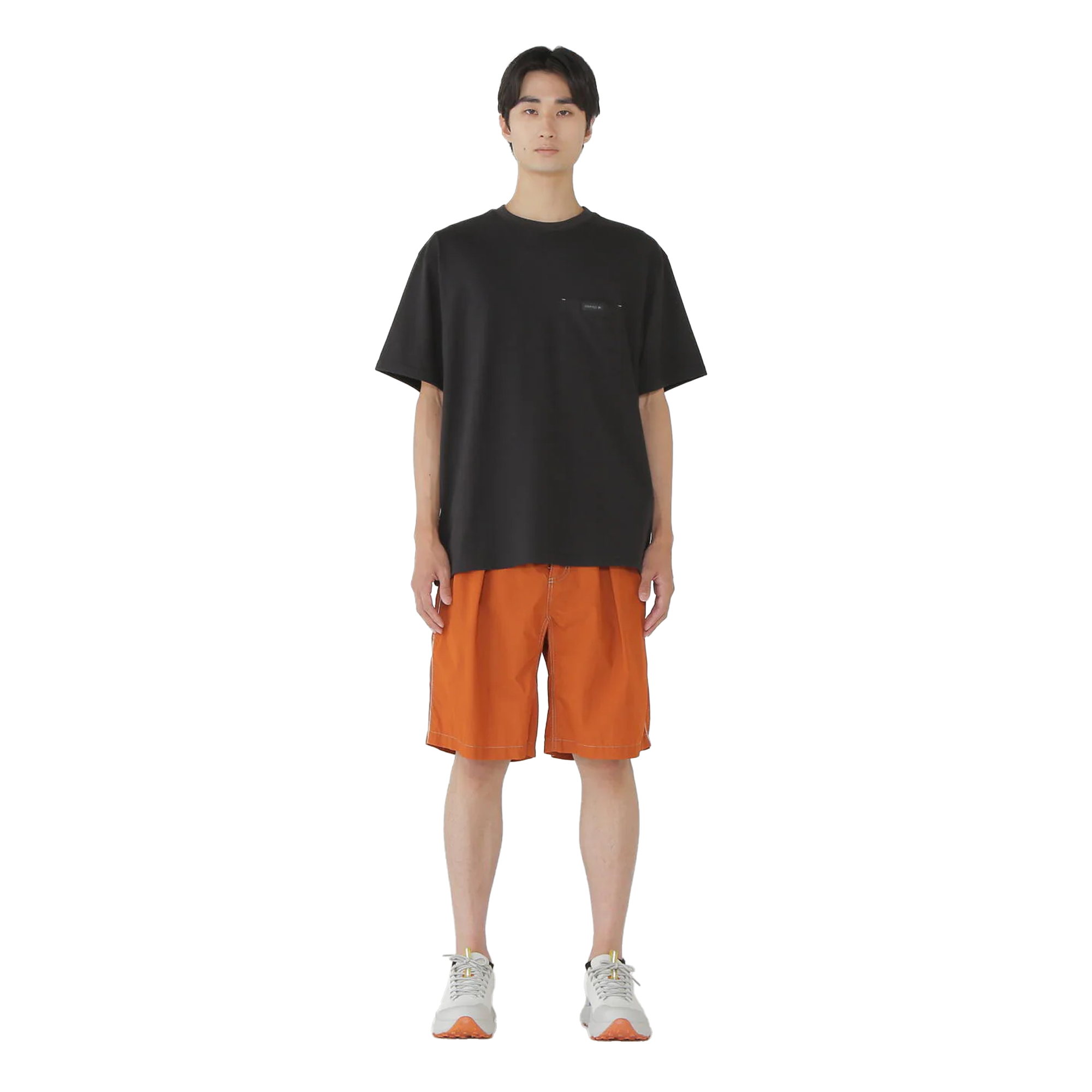 and wander x Gramicci 6 Backprint Short Sleeve T-Shirt Black