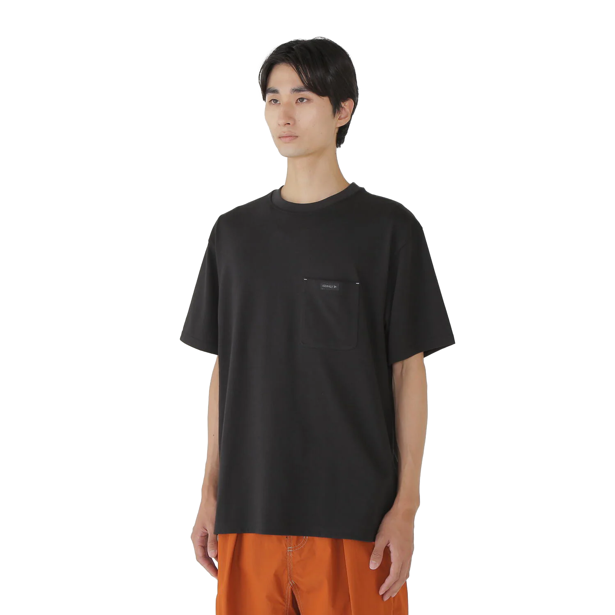 and wander x Gramicci 6 Backprint Short Sleeve T-Shirt Black