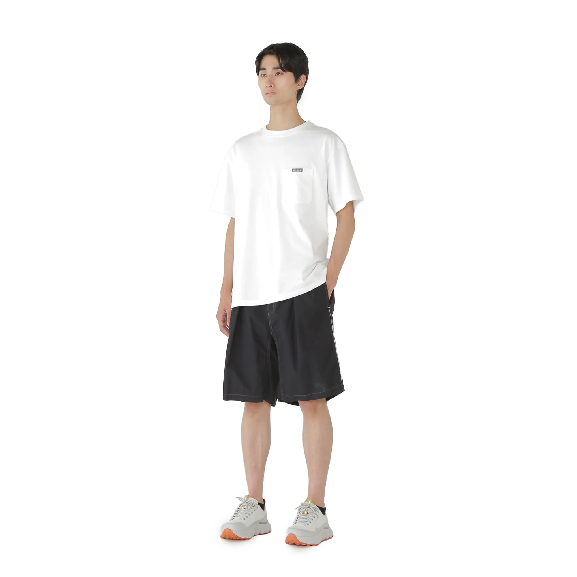 and wander x Gramicci 6 Backprint Short Sleeve T-Shirt White