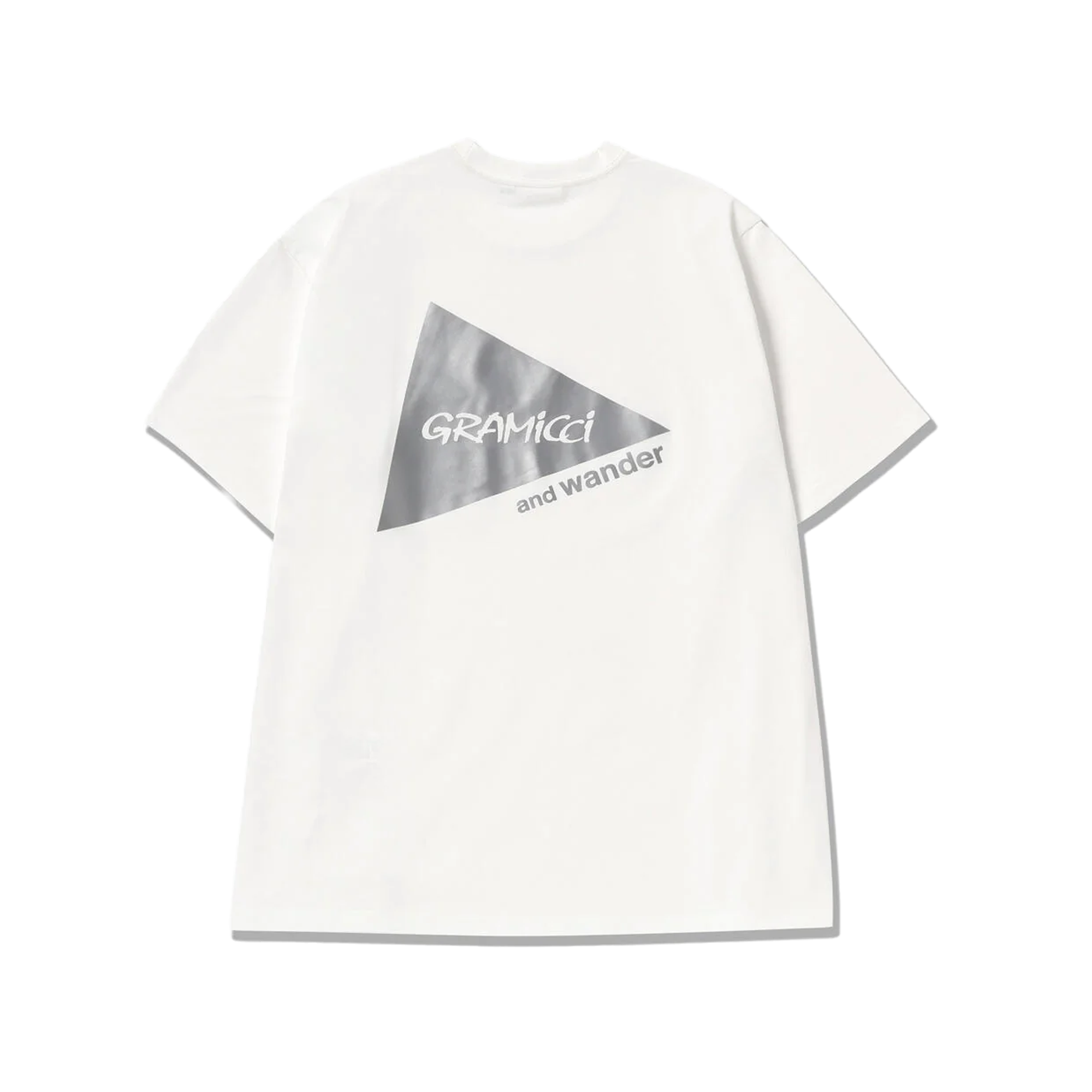 and wander x Gramicci 6 Backprint Short Sleeve T-Shirt White