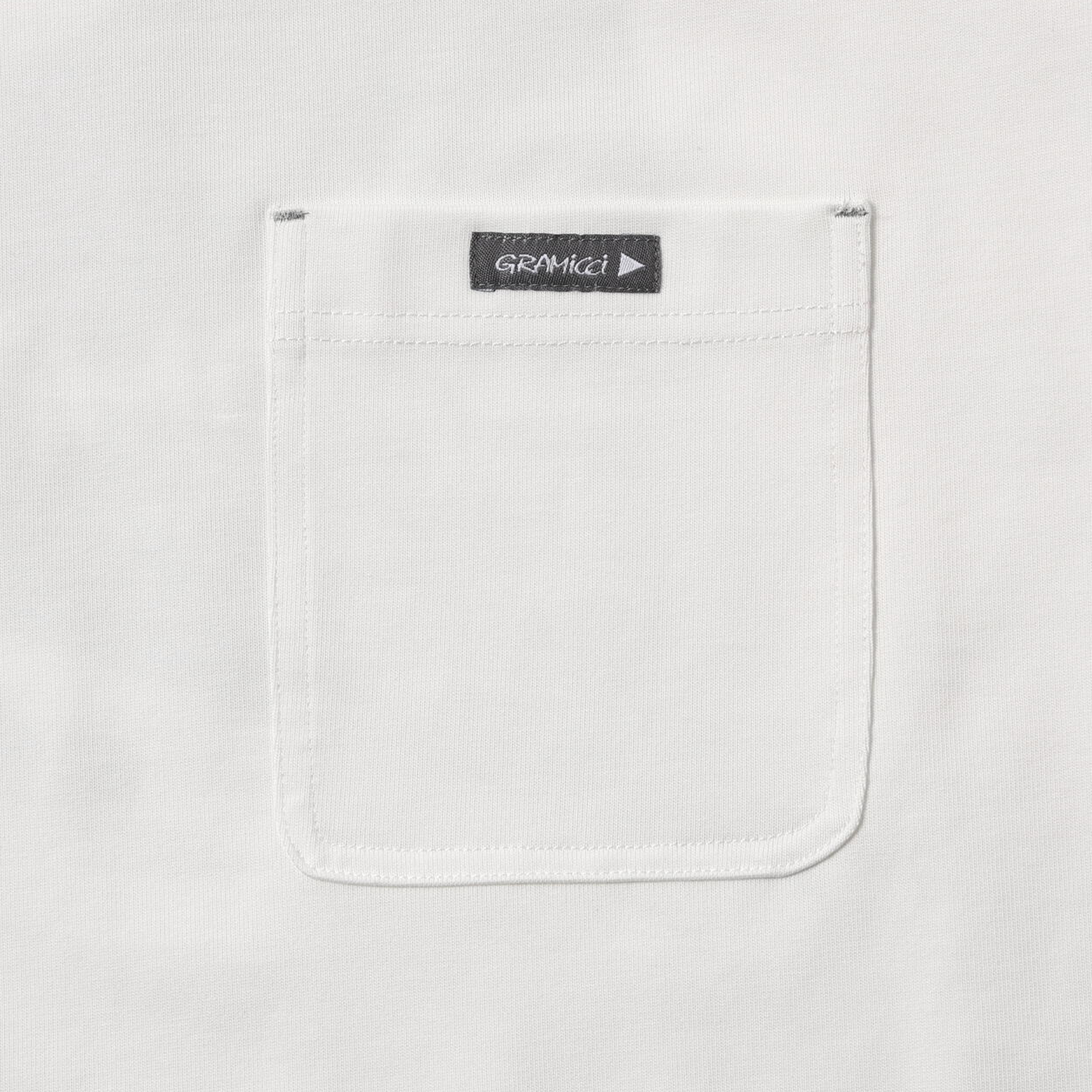and wander x Gramicci 6 Backprint Short Sleeve T-Shirt White