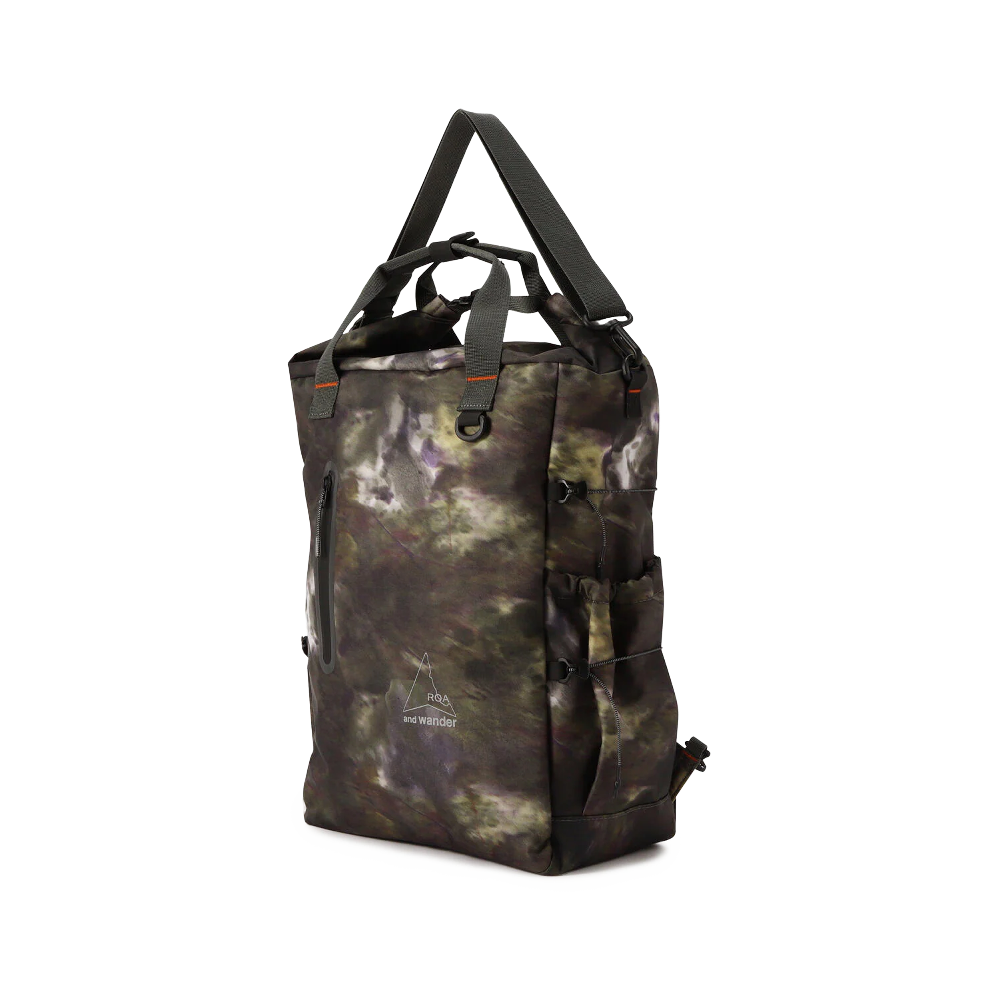 and wander x Roa 2-Way Tote Bag Camo