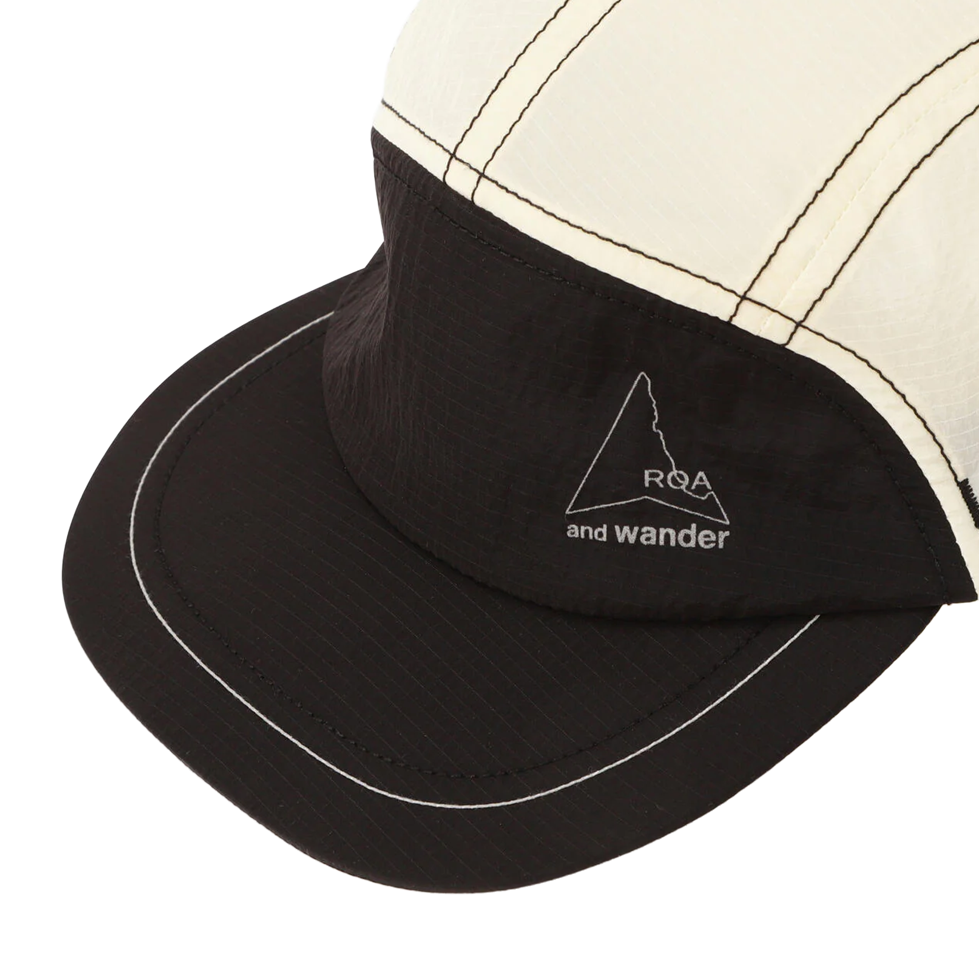 and wander x Roa Ripstop Wind Cap Off White