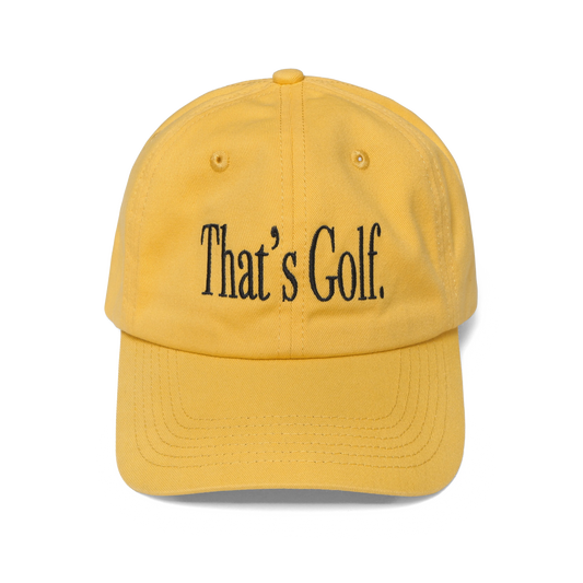 Metalwood That's Golf Dad Hat Yellow