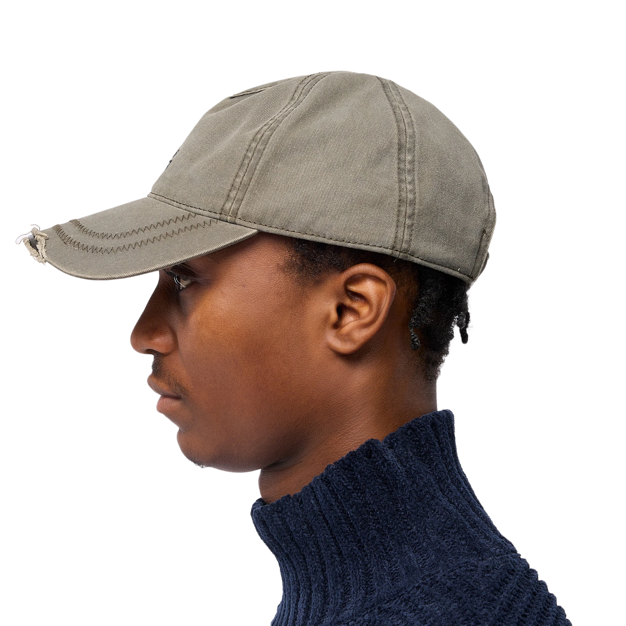 A-COLD-WALL* Distressed Cap Green Moss