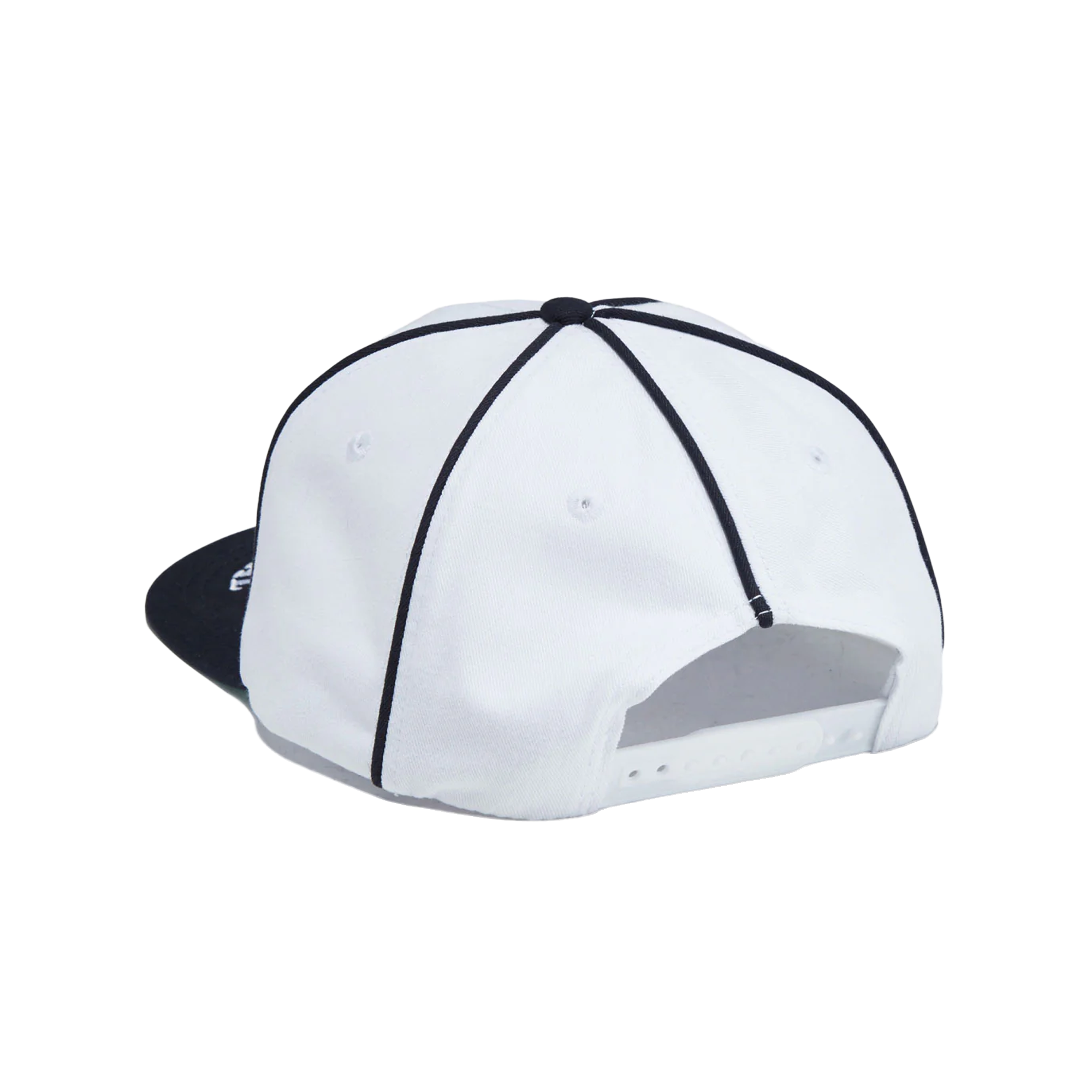 Metalwood Professional Piping Snapback Hat White