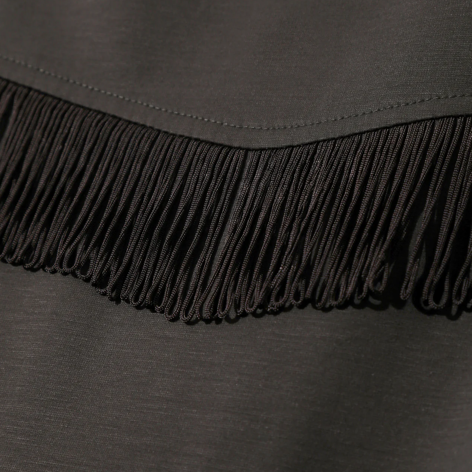 Needles Fringe Track Jacket High Count Jersey Charcoal