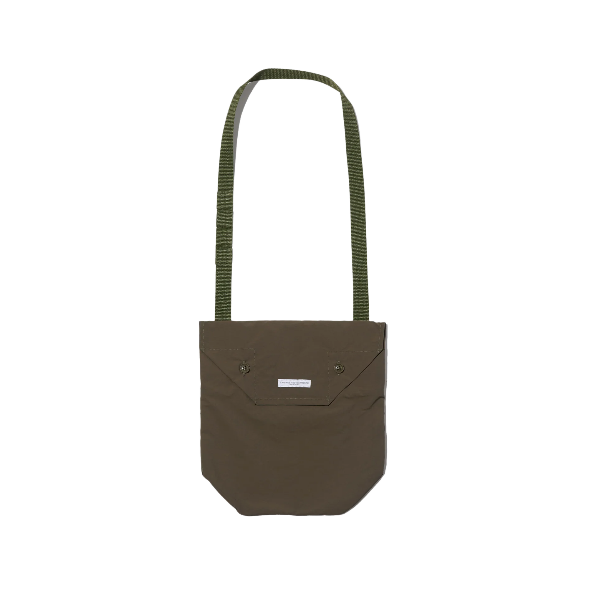 Engineered Garments Shoulder Pouch Olive Polyester Taslan