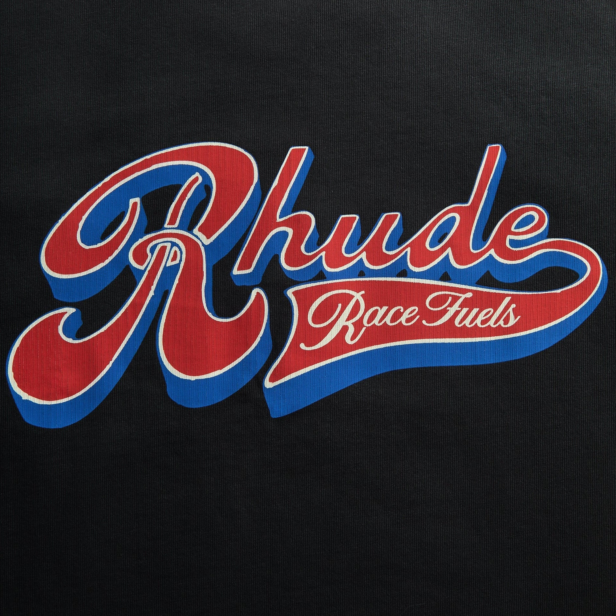 R H U D E Pit Stop T-Shirt Vintage Black/ Red/Blue