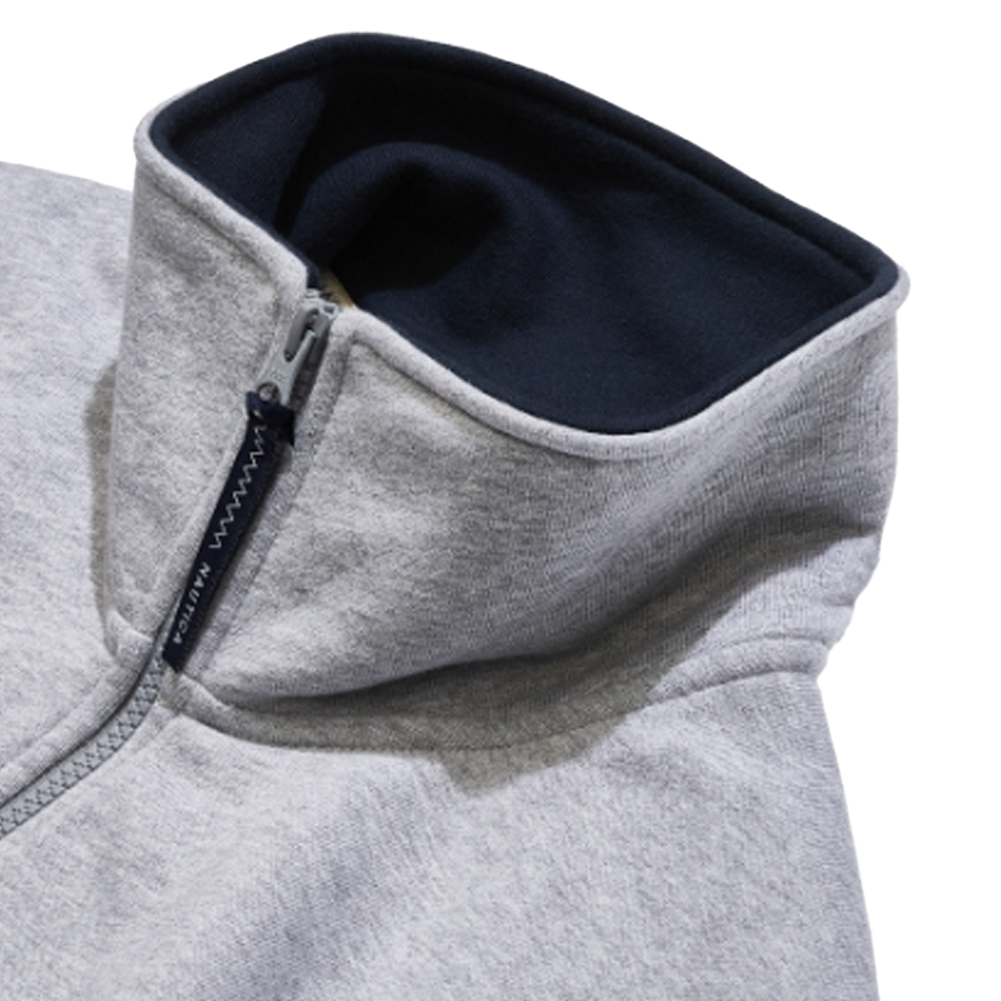 Nautica Korea 83Flag Half-Zip Sweatshirt Melange Grey