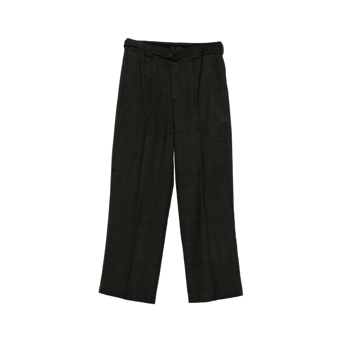 Beach Brains Limit Trouser Green/Black Plaid