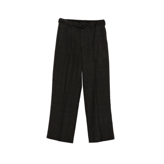 Beach Brains Limit Trouser Green/Black Plaid