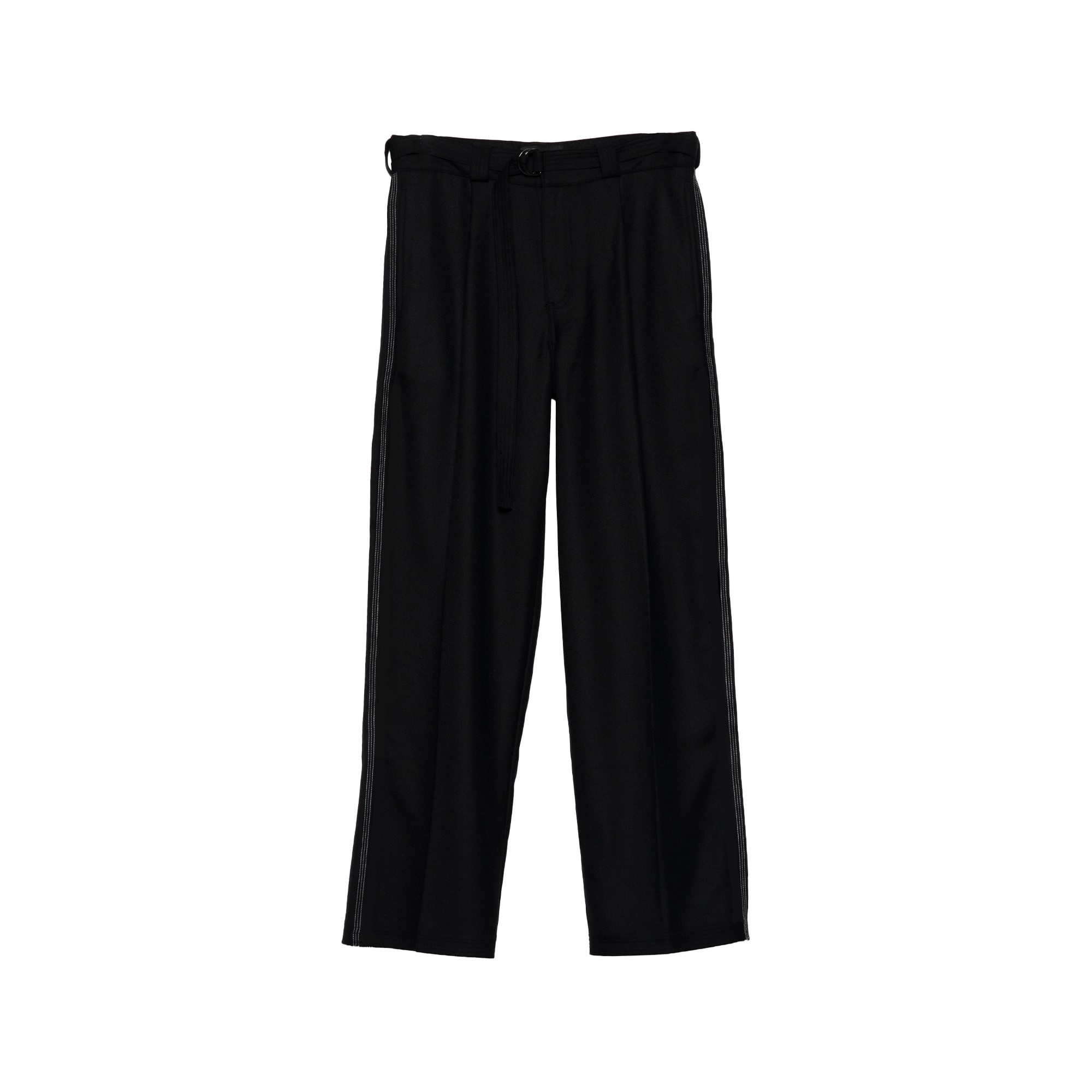 Beach Brains Pleated Work Pant Black/White