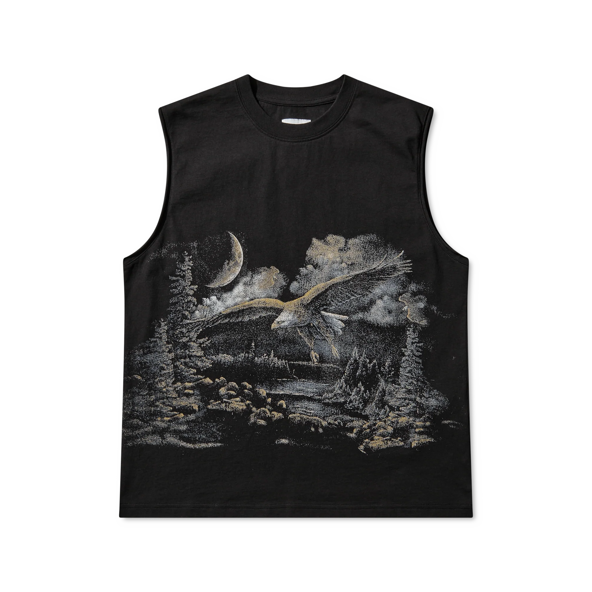 ROA Fai Sleeveless T-Shirt Washed Black