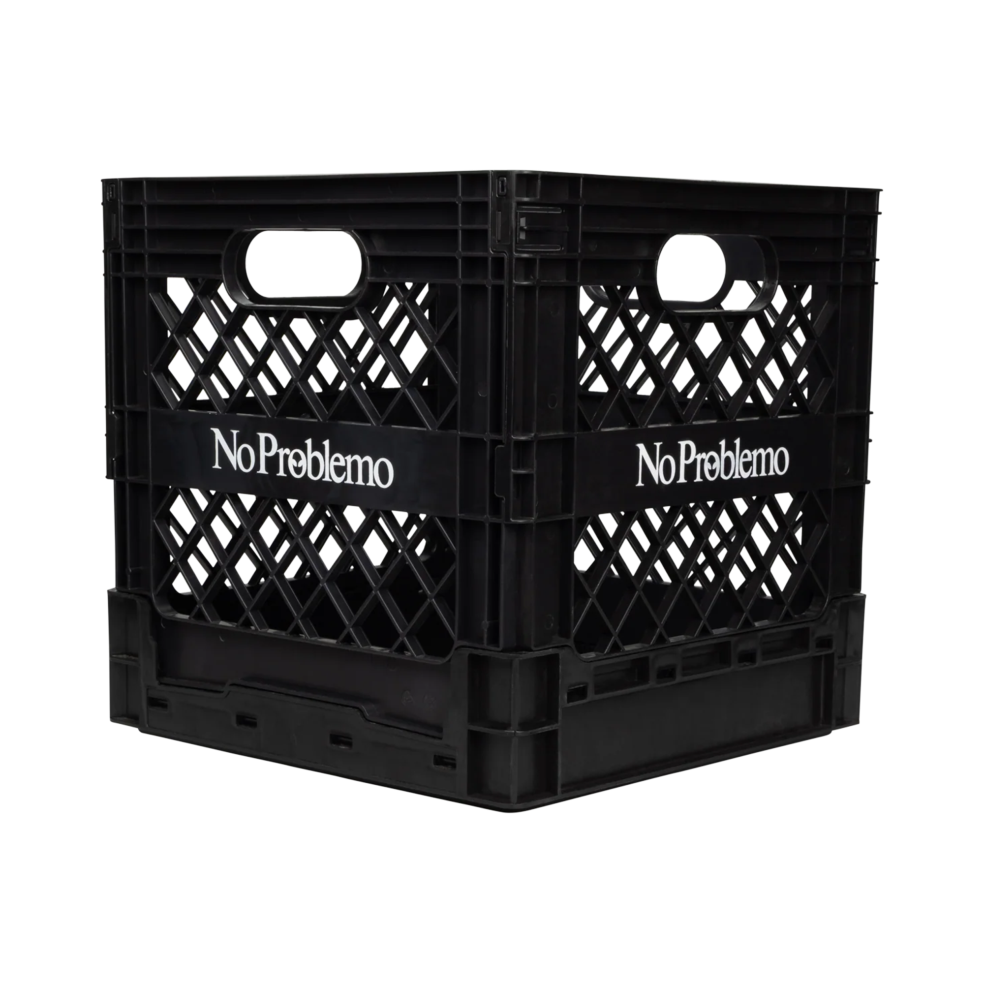 No Problemo Vinyl Crate Black