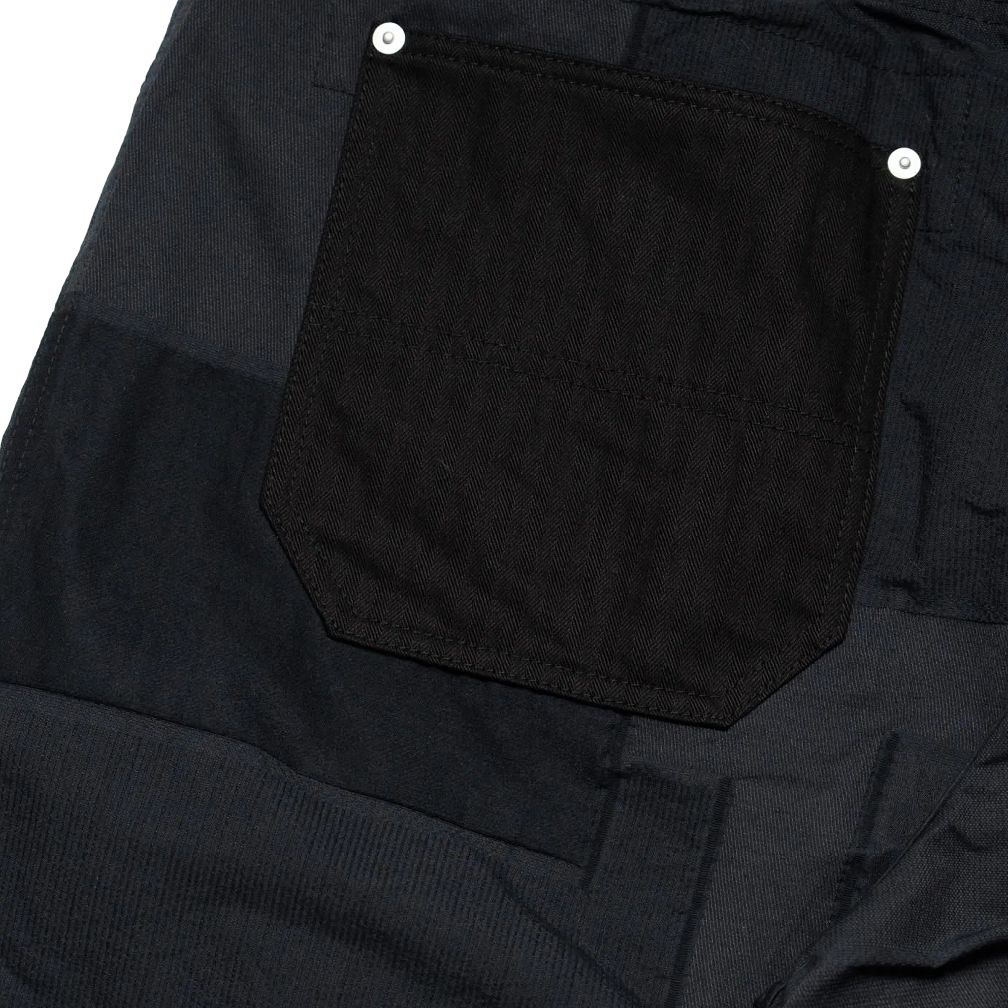 Comme des Garcons Homme Patchwork Shorts HQ-P019-051 Black