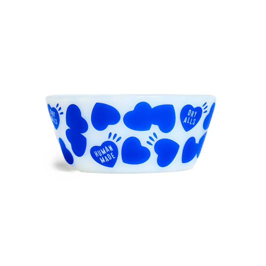 Human Made Heart Pattern Bowl Blue HM30GD090