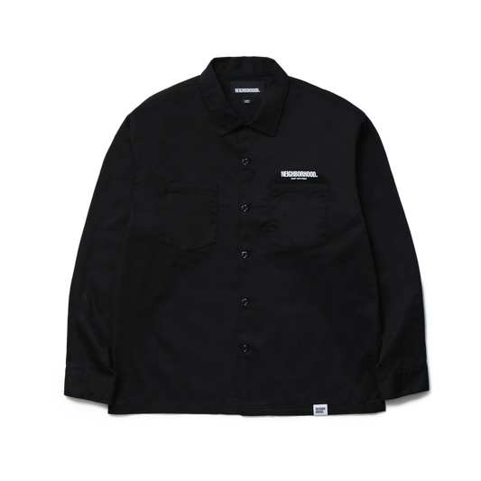Neighborhood Classic Work Shirt L/S -2 Black