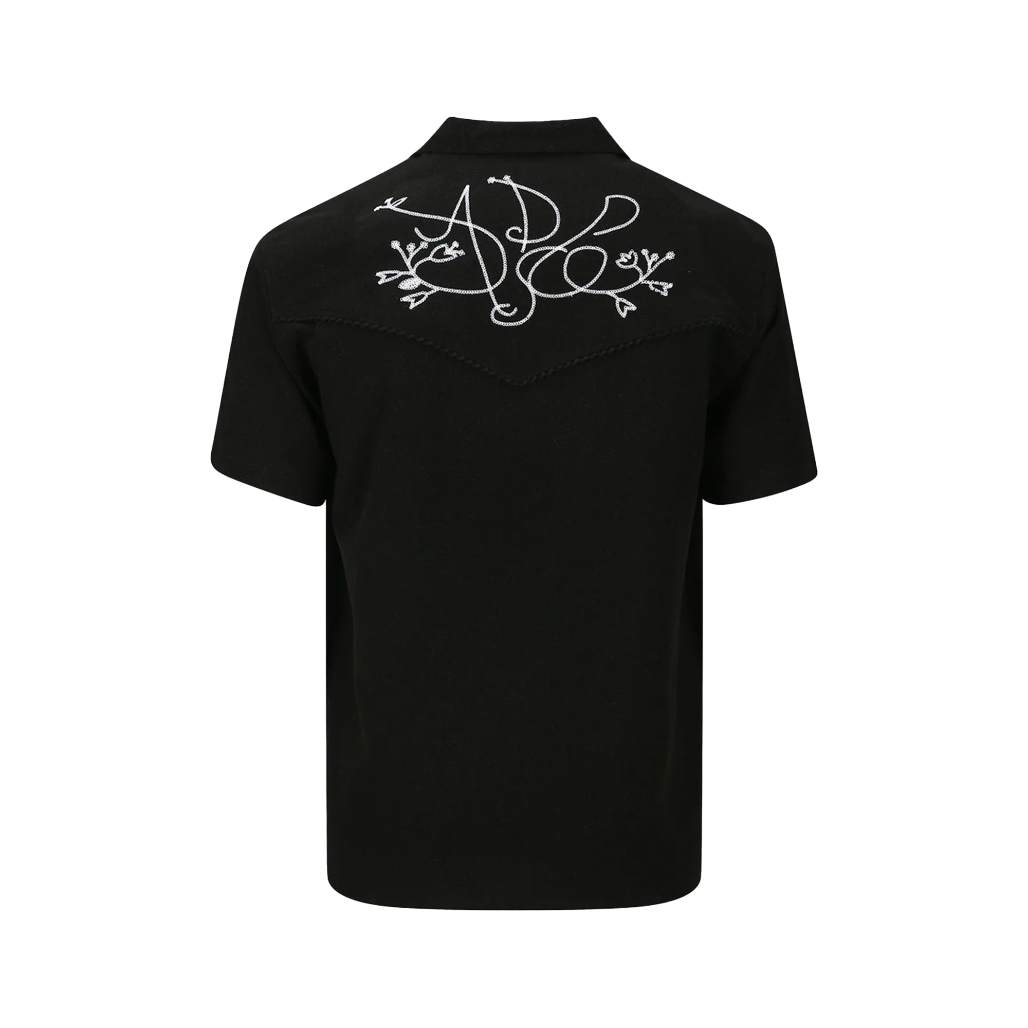 Andersson Bell Black ADSB Chain Embroidery Shirts Black ATB1280M