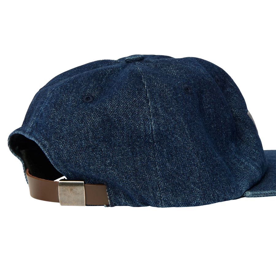 By Parra Blocked Logo 6 Panel Hat Blue