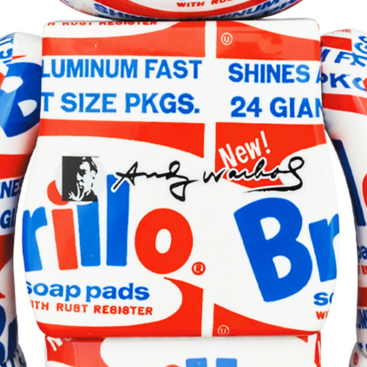 Medicom Toy Be@rbrick Warhol Brillo 400% + 100%