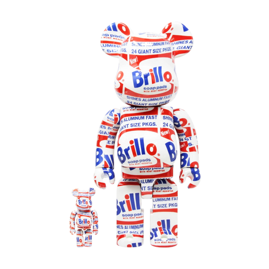 Medicom Toy Be@rbrick Warhol Brillo 400% + 100%