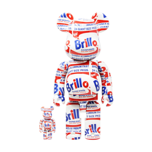 Medicom Toy Be@rbrick Warhol Brillo 400% + 100%