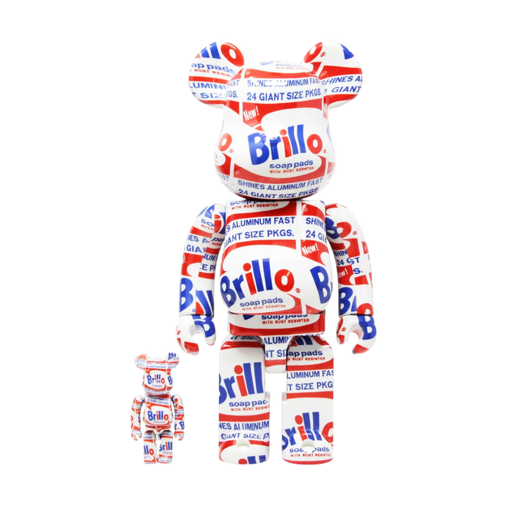 Medicom Toy Be@rbrick Warhol Brillo 400% + 100%