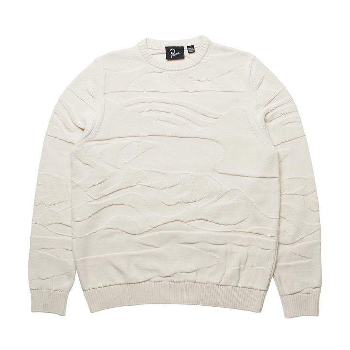 By Parra Landscaped Knitted Pullover Off White 50230