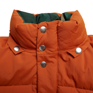 By Parra Trees In The Wind Puffer Jacket Sienna Orange 50242