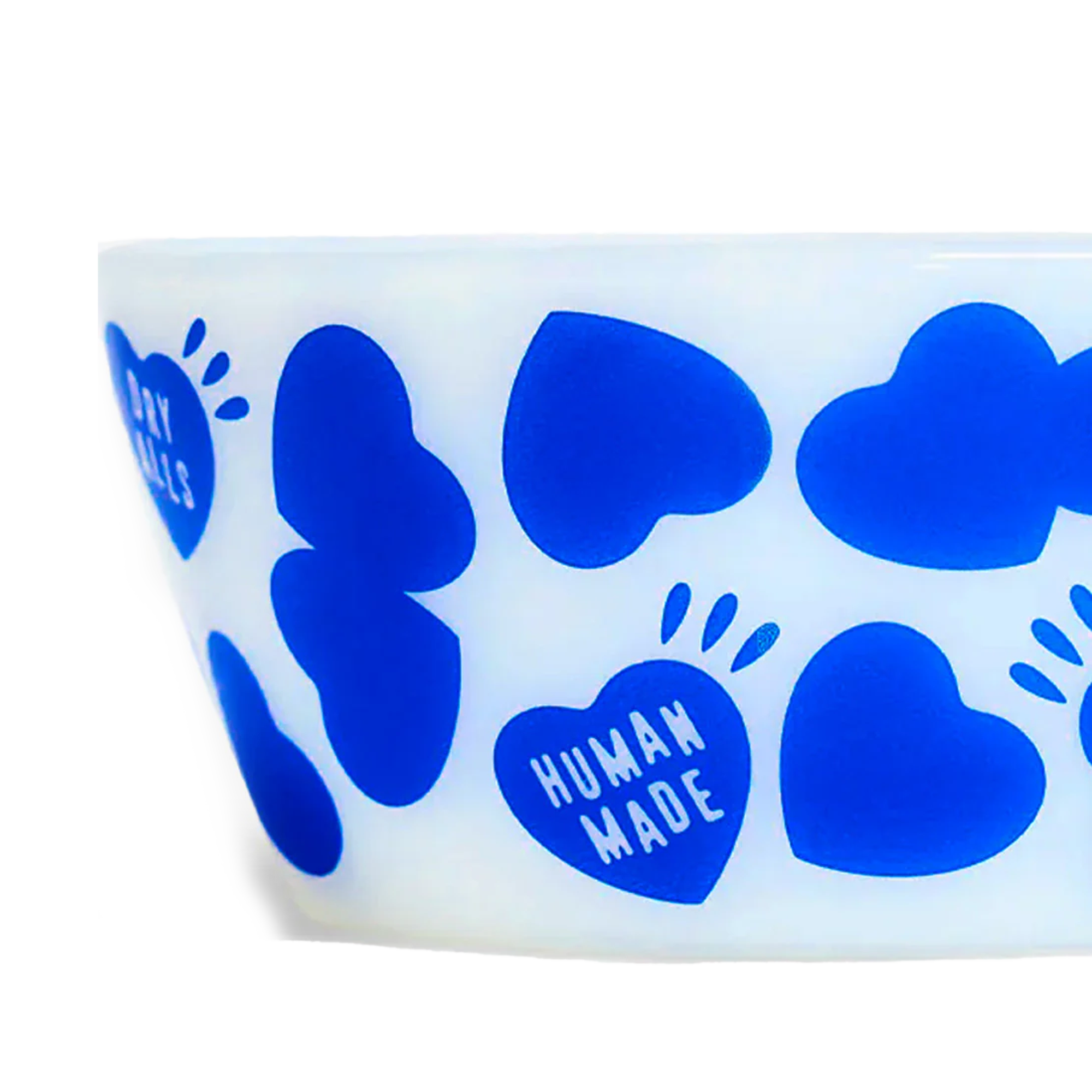 Human Made Heart Pattern Bowl Blue HM30GD090