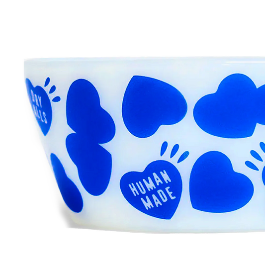 Human Made Heart Pattern Bowl Blue HM30GD090