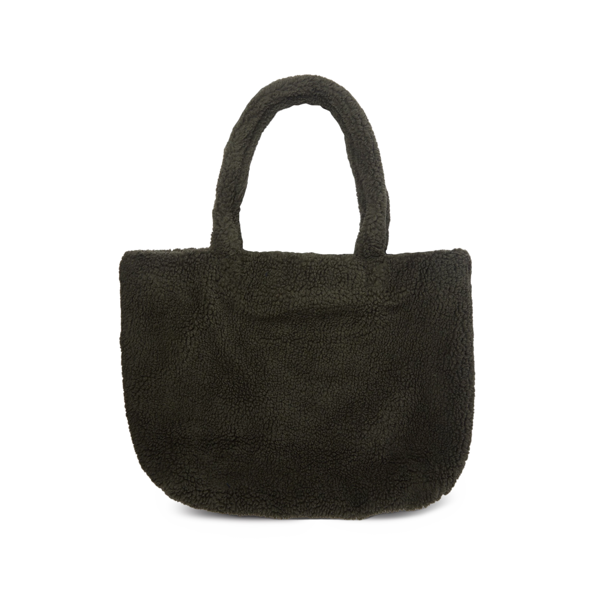 Museum of Peace & Quiet Wordmark Sherpa Tote Bag Forest