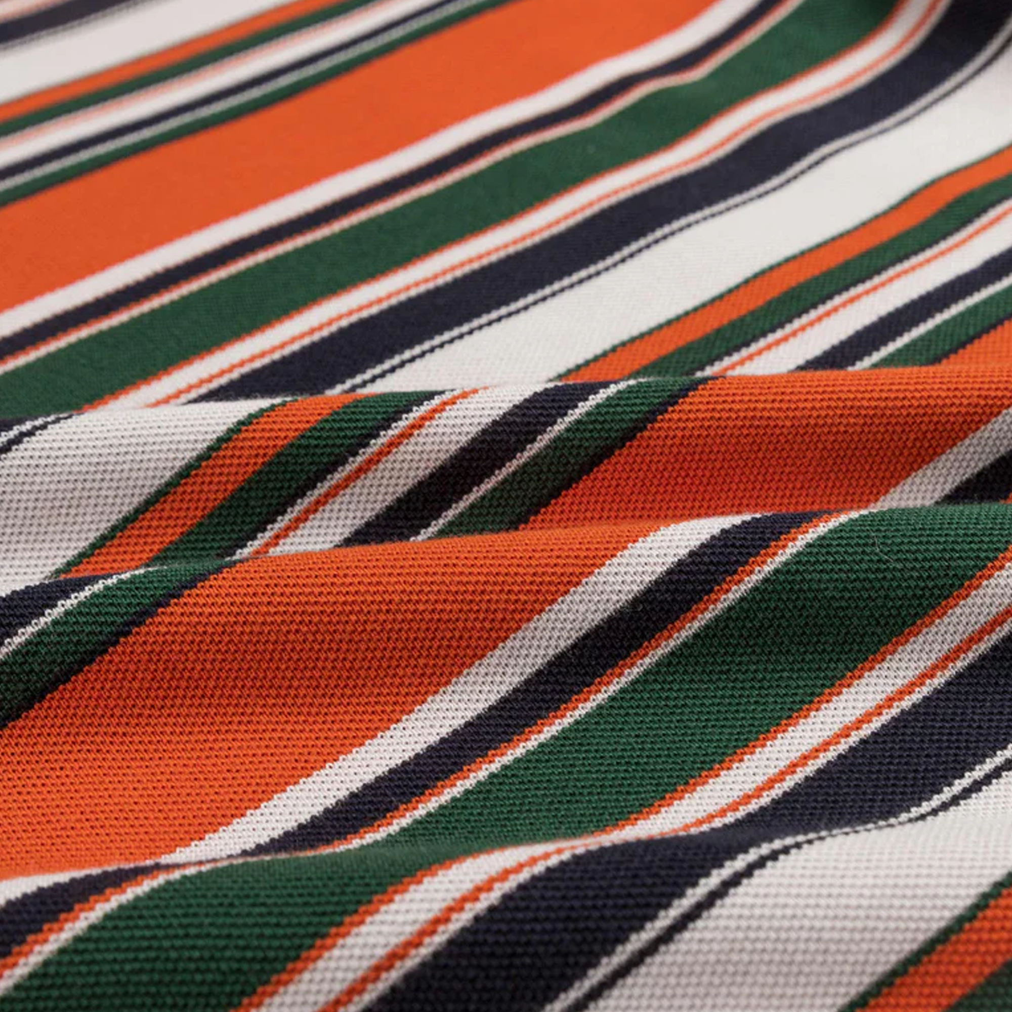 Martine Rose Oversized Polo Green/Orange