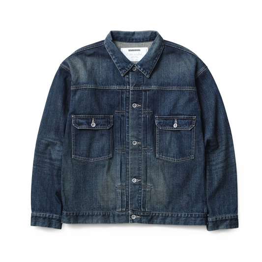 Neighborhood Washed Denim Type-2 Jacket Indigo 261XBNH-JKM02IN