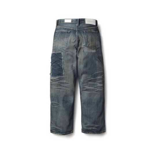 Neighborhood Savage Denim Dp Wide Pants Indigo 252XBNH-PTM07