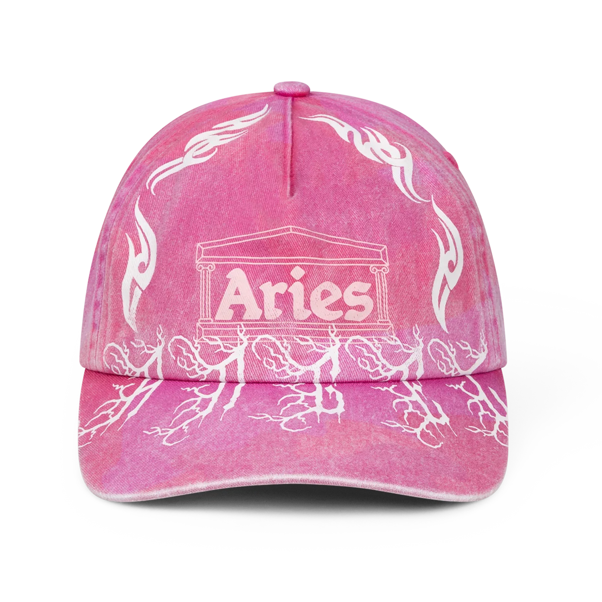 Aries Camo Angel Temple Cap Pink