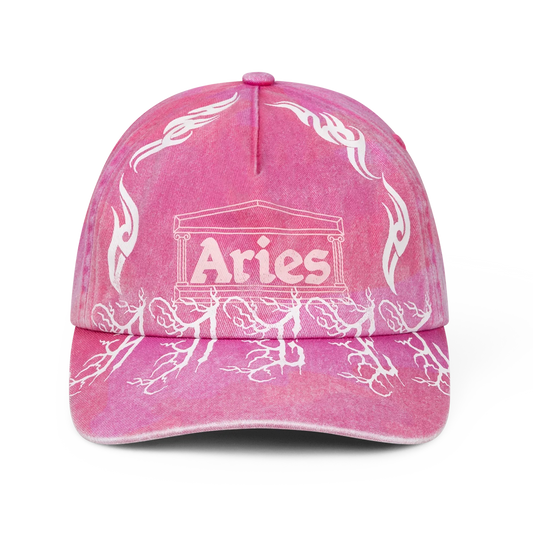 Aries Camo Angel Temple Cap Pink