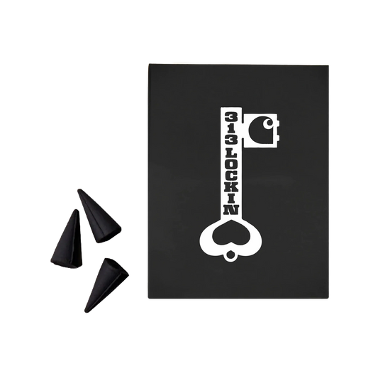 Carhartt WIP Locked Cone Incense White/Black