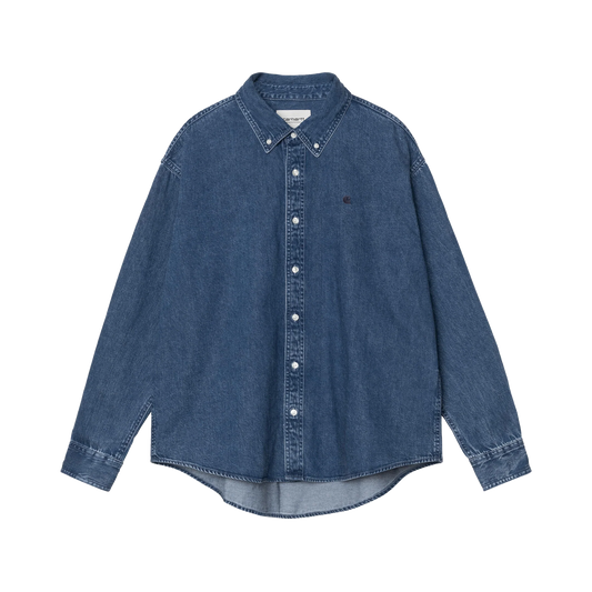 Carhartt WIP L/S Lucas Shirt Blue