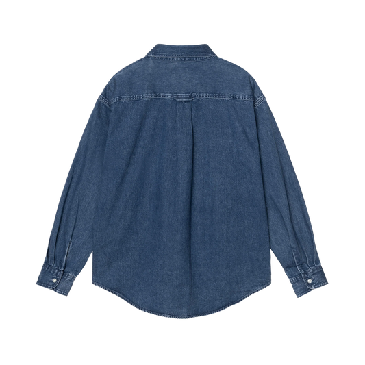 Carhartt WIP L/S Lucas Shirt Blue