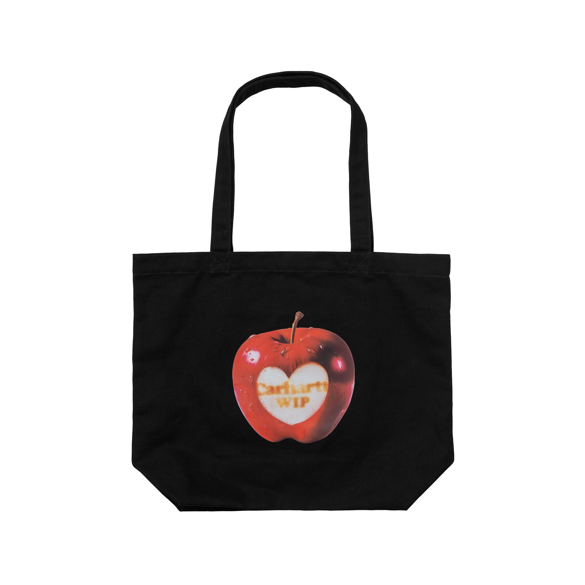 Carhartt WIP Canvas Graphic Tote Spoiled Print Black