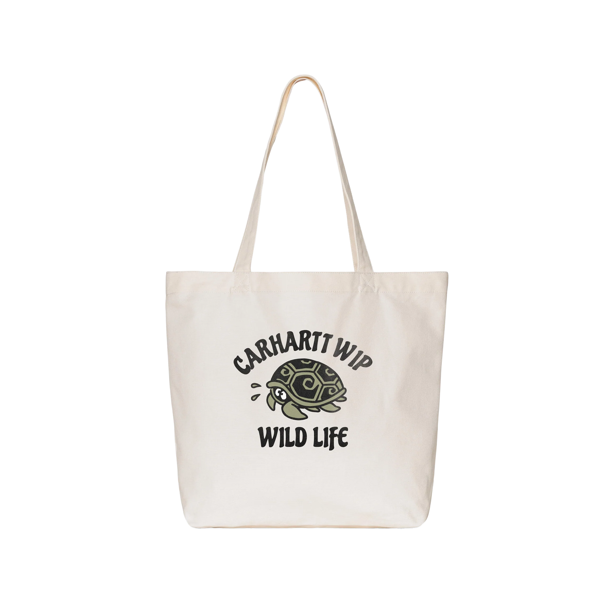 Carhartt WIP Canvas Graphic Tote Wild Life Print Natural
