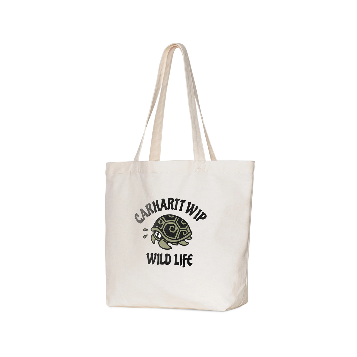 Carhartt WIP Canvas Graphic Tote Wild Life Print Natural
