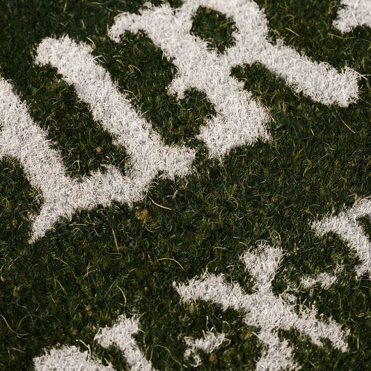 Born x Raised On The Turf Doormat Green White