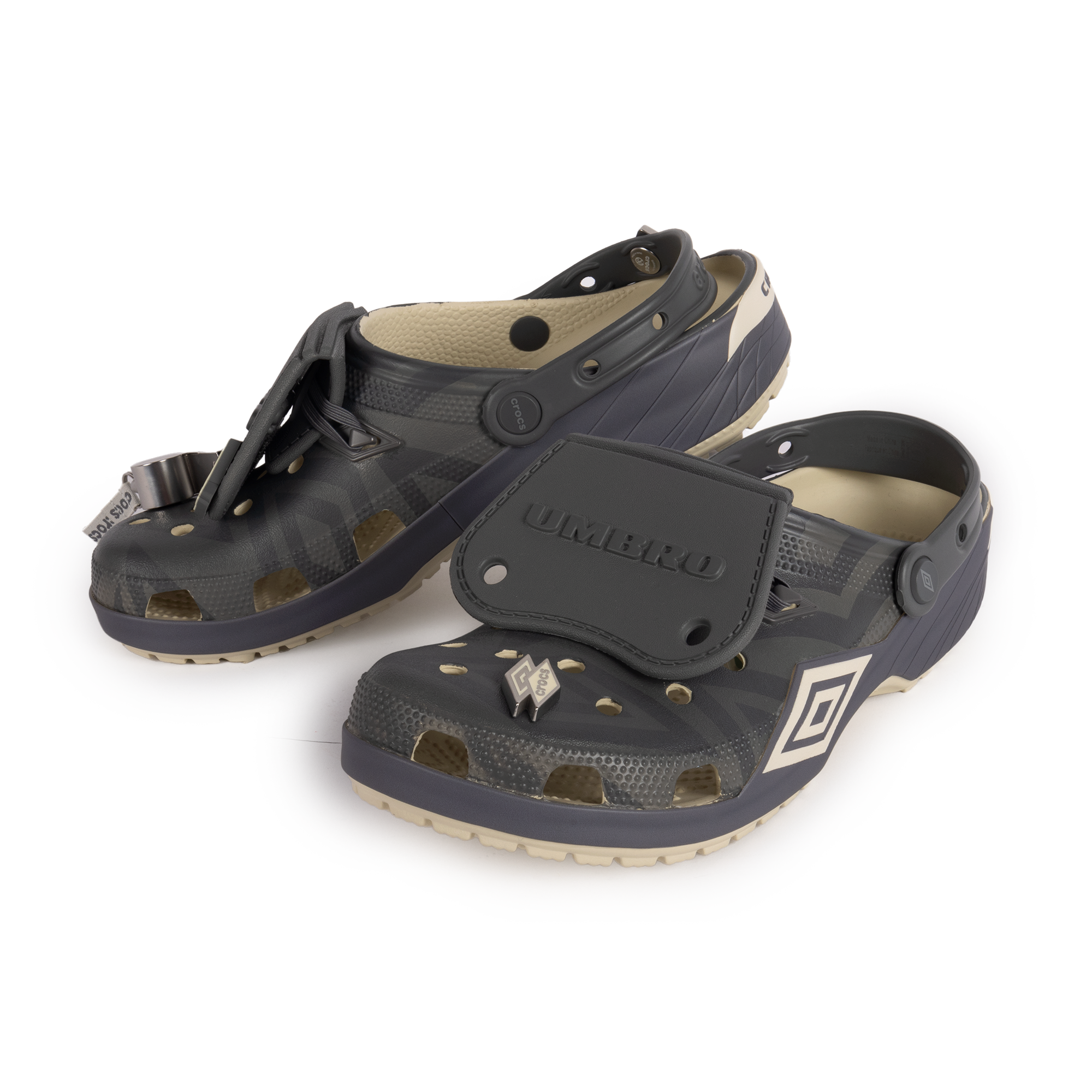 Crocs x Umbro Classic Clog Bone/Slate Grey