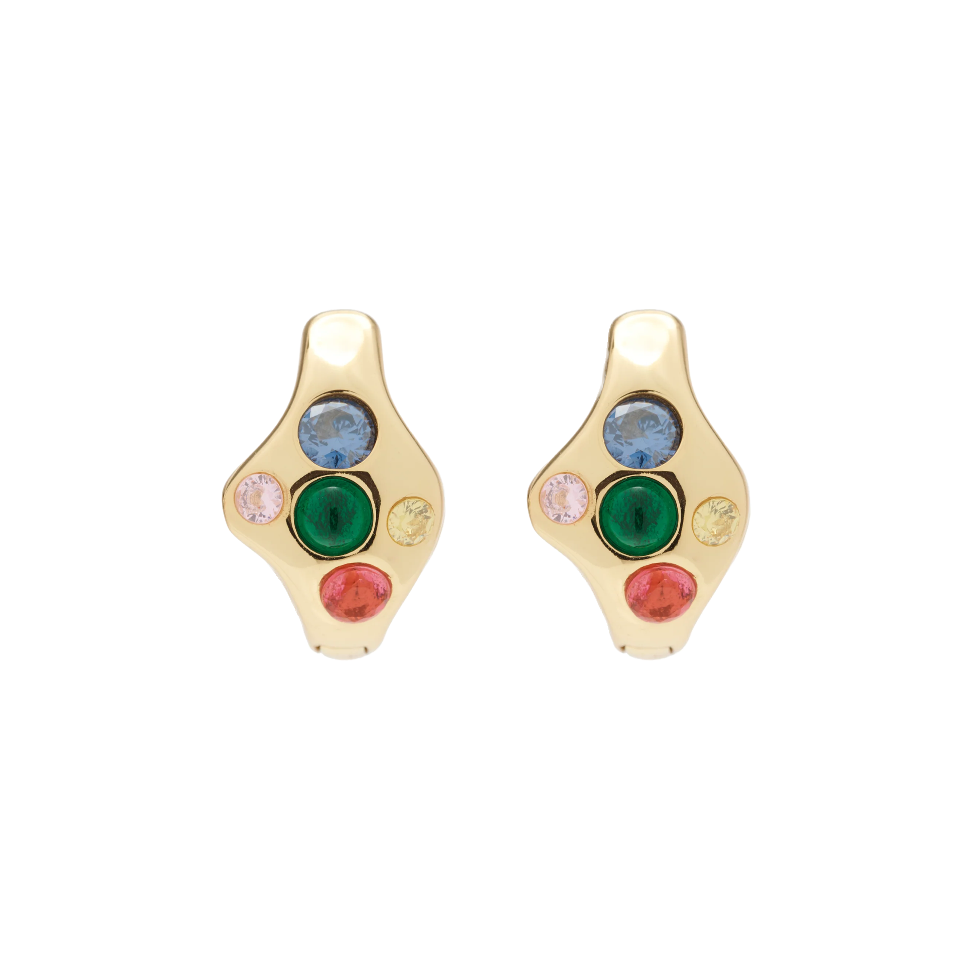 Collina Strada Bat Earrings Gold