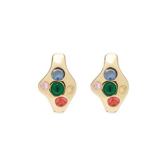 Collina Strada Bat Earrings Gold